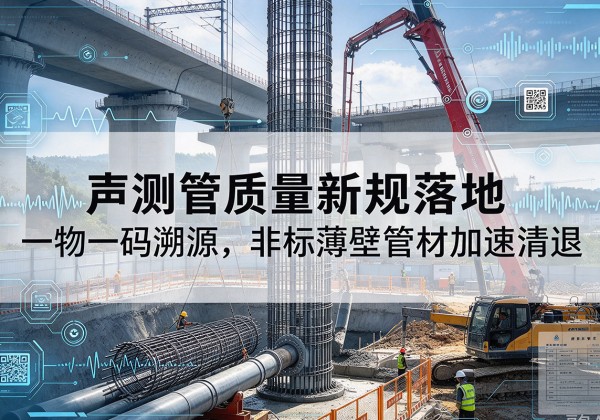 宝鸡声测管质量新规落地，一物一码溯源，非标薄壁管材加速清退